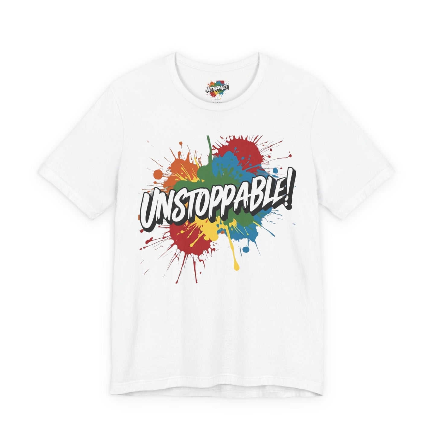 Unstoppable Design Tee - Vintage  Retro  Unisex  Tee - Classic  T-Shirt - Graphic Tee - Casual  Shirt - Short  Sleeve  Shirt