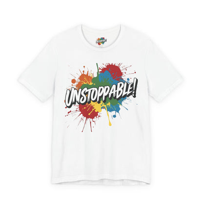 Unstoppable Design Tee - Vintage  Retro  Unisex  Tee - Classic  T-Shirt - Graphic Tee - Casual  Shirt - Short  Sleeve  Shirt