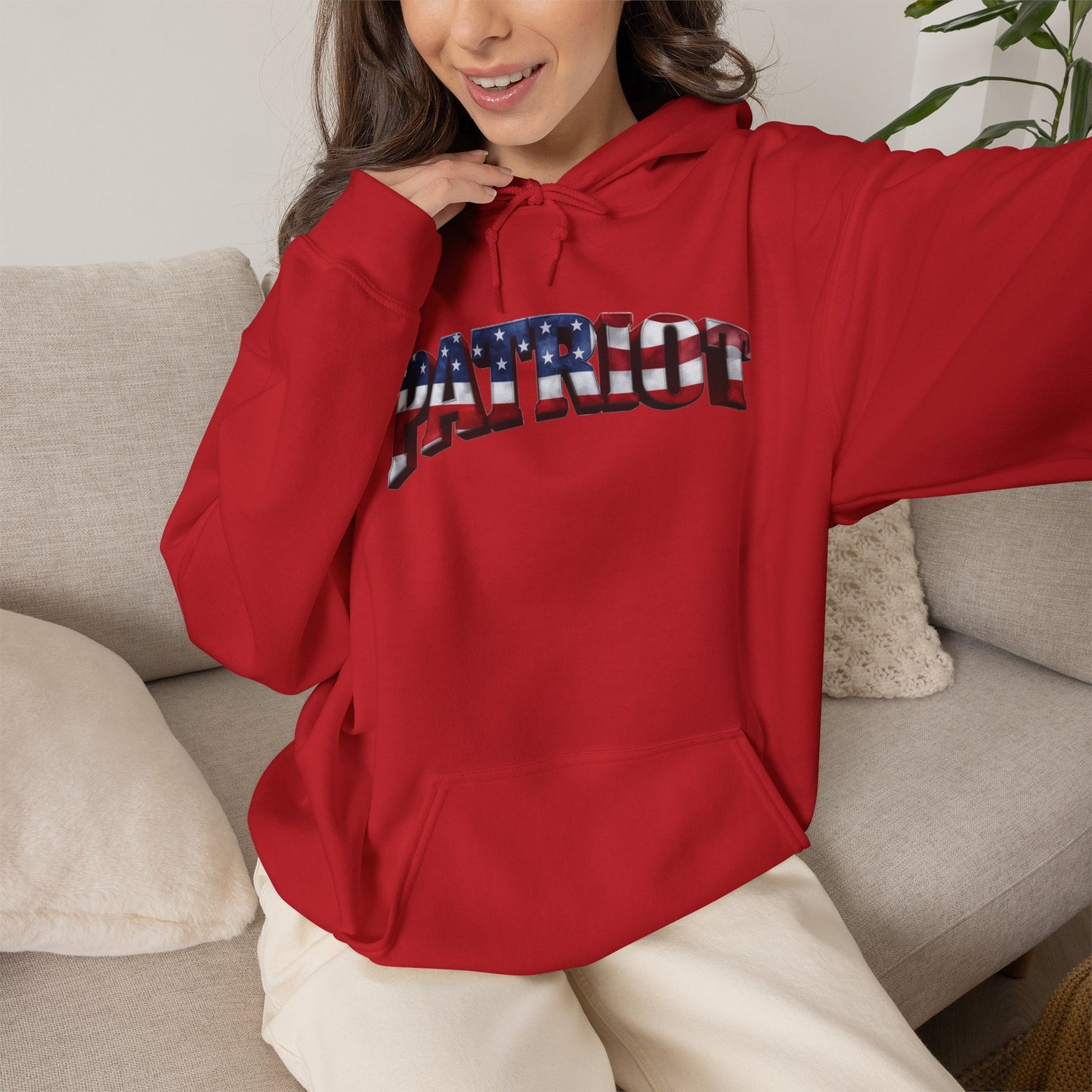 Patriot Hoodie — USA Flag Graphic Pullover Sweatshirt | LIVE FIT - Patriot Fit Life