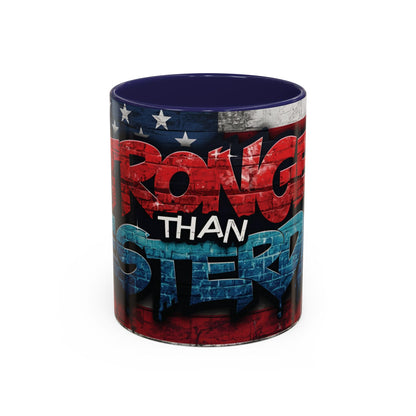 Eye-Catching - Stronger Than Yesterday Coffee Mug - Motivational Coffee Cup - Perfect Gift for Fitness Lovers - Entrepreneurs - &  Daily Inspiration