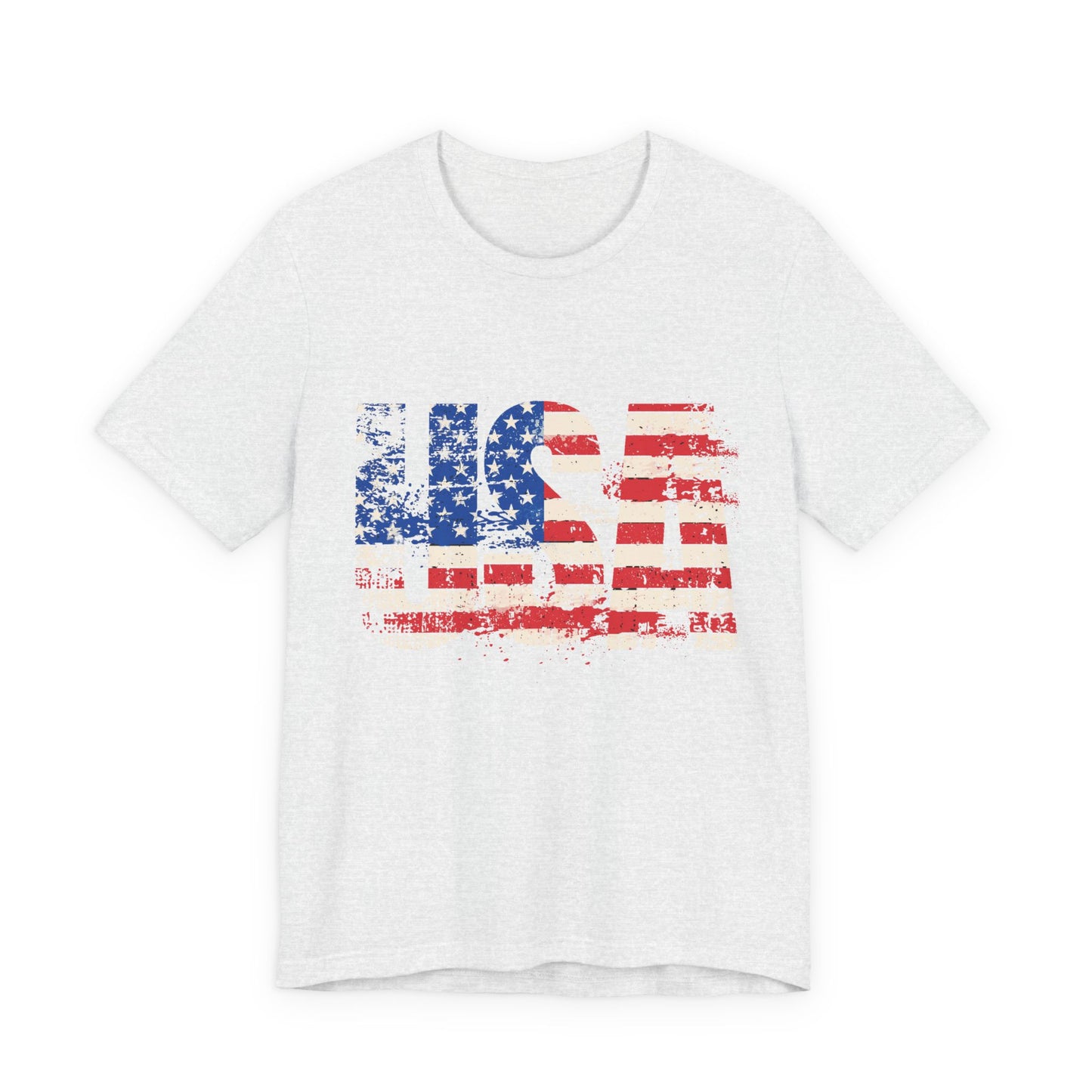 USA - Red White Blue - American Flag - Classic Unisex Tee - Holiday Gift - Patriotic Pride