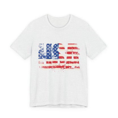 USA - Red White Blue - American Flag - Classic Unisex Tee - Holiday Gift - Patriotic Pride