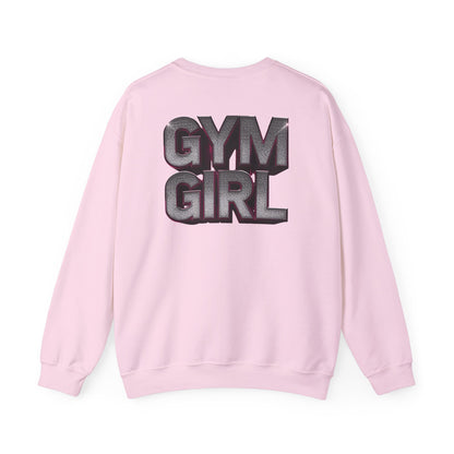 Gym Girl Crewneck Sweatshirt - Stylish Fitness Apparel - Women's Workout Sweatshirt - S-4XL