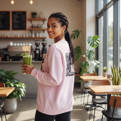 Gym Girl Crewneck Sweatshirt - Stylish Fitness Apparel - Women's Workout Sweatshirt - S-4XL