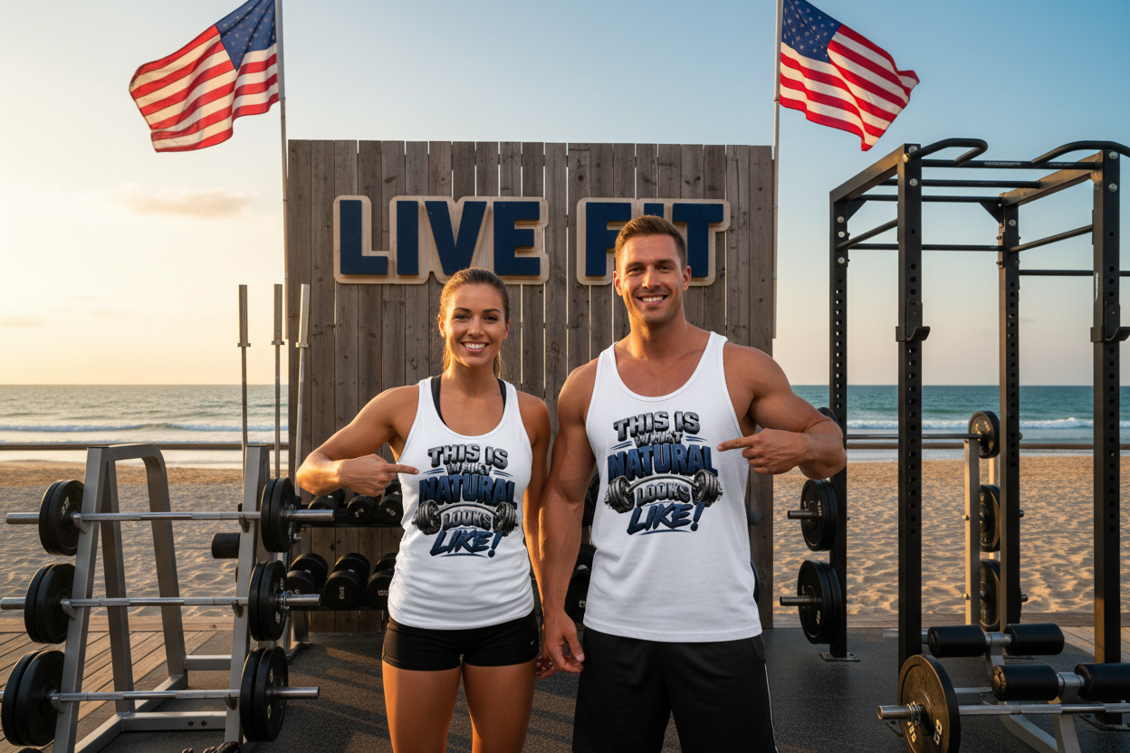 This Is What Natural Looks Like! Gym Tank Top | Muscle Tank for Weightlifting & Fitness