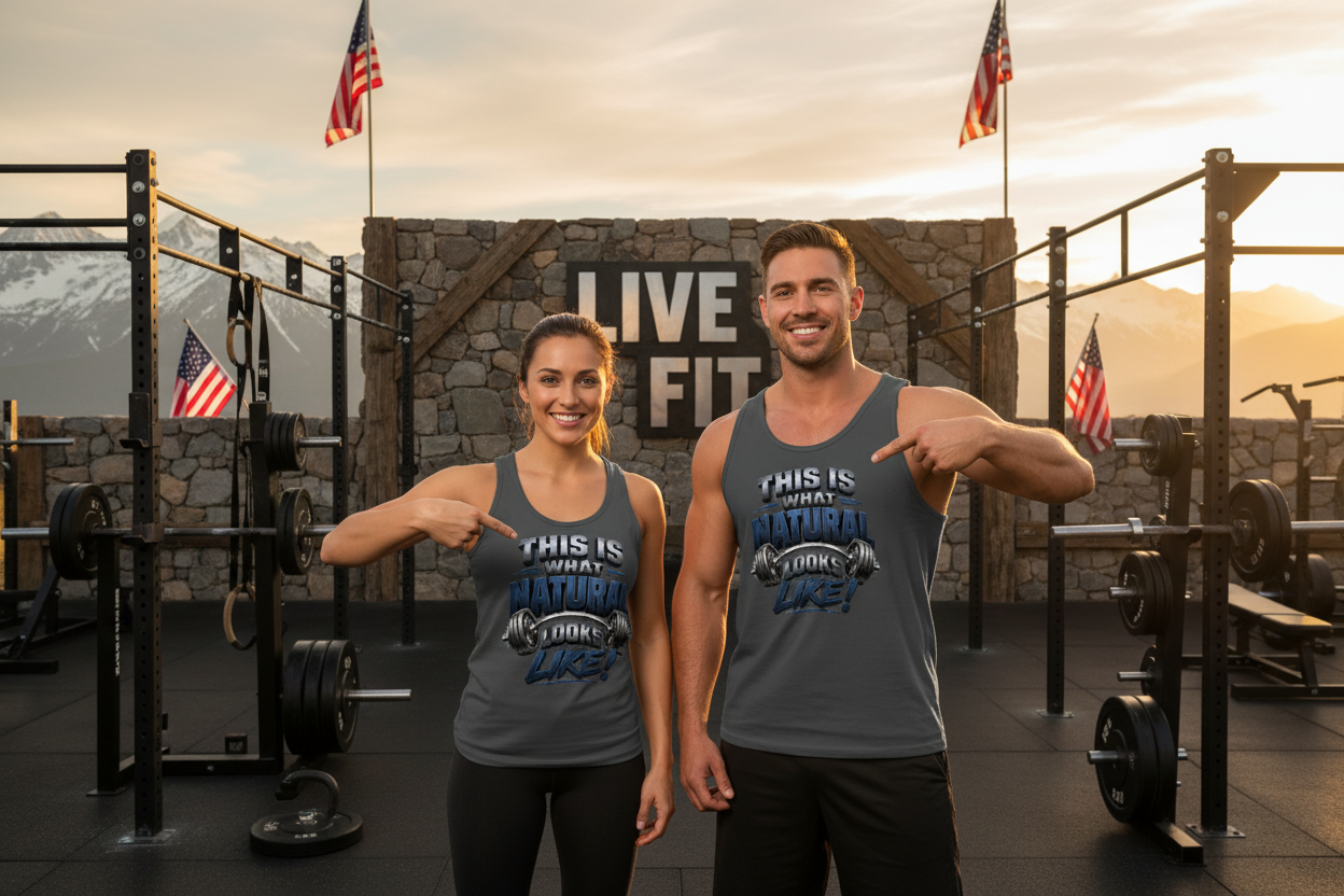 This Is What Natural Looks Like! Gym Tank Top | Muscle Tank for Weightlifting & Fitness