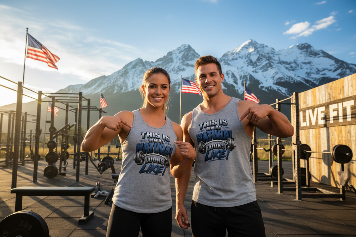 This Is What Natural Looks Like! Gym Tank Top | Muscle Tank for Weightlifting & Fitness