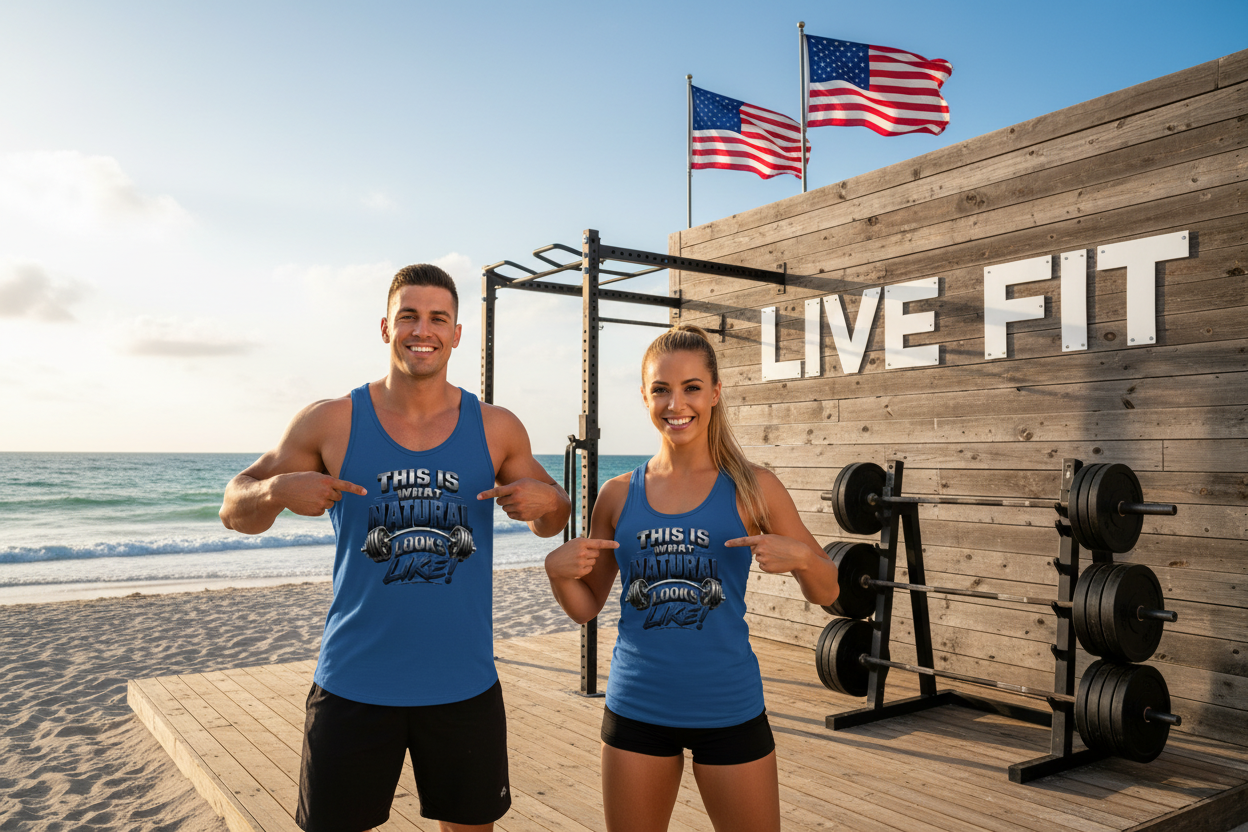 This Is What Natural Looks Like! Gym Tank Top | Muscle Tank for Weightlifting & Fitness