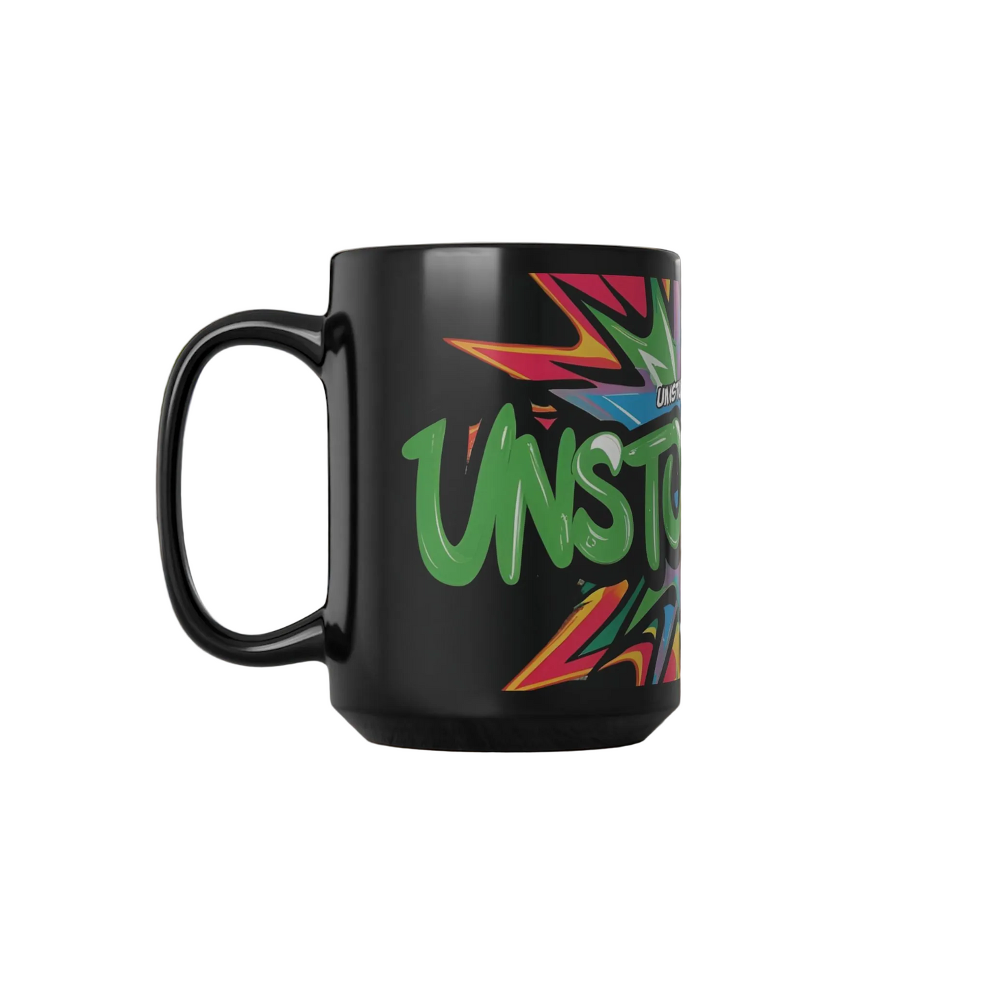 Unstoppable! Colorful Motivational Mug - Gym & Daily Inspiration - 15oz