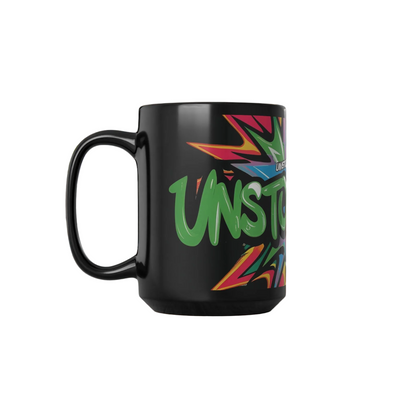 Unstoppable! Colorful Motivational Mug - Gym & Daily Inspiration - 15oz