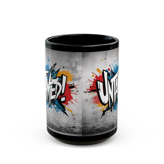 Untamed! Motivational Black Mug - Glossy Ceramic - 11oz/15oz