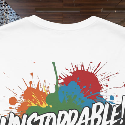 Unstoppable Design Tee - Vintage  Retro  Unisex  Tee - Classic  T-Shirt - Graphic Tee - Casual  Shirt - Short  Sleeve  Shirt