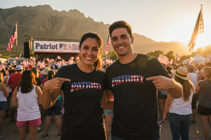 PATRIOT T-Shirt | American Flag 3D Stars & Stripes Graphic Tee