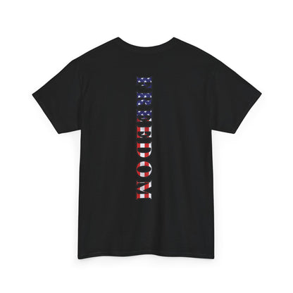 Freedom Patriotic T-Shirt - Red White Blue - American Flag Tee - Unisex S-5XL