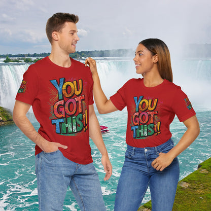 💥 Inspirational  💥  Uplifting  💥 Unisex  Jersey  T-Shirt  💥  You  Got  This!   💥 Motivational  💥 T-Shirts  for  Fitness 💥 &  Everyday  Wear 💥  Sizes   XS - 4XL 💥 Birthday  Gift 💥 17  Different  Colors  to  Choose  From  💥