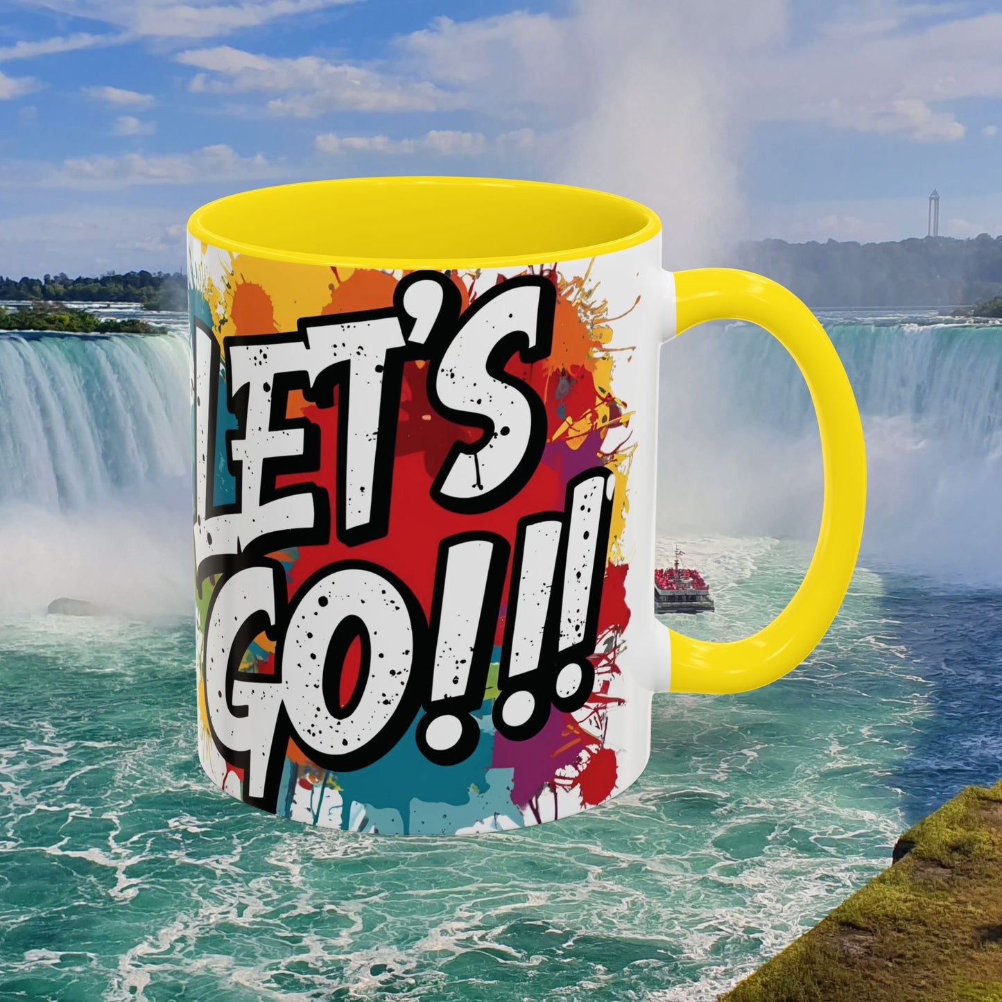 💥Vibrant  💥 Motivational 💥 Ceramic 💥 Coffee Mug 💥  Let's Go! 💥  Never or Now💥 Sizes   11oz   15oz💥  8   Different  Colors  To  Choose  From💥