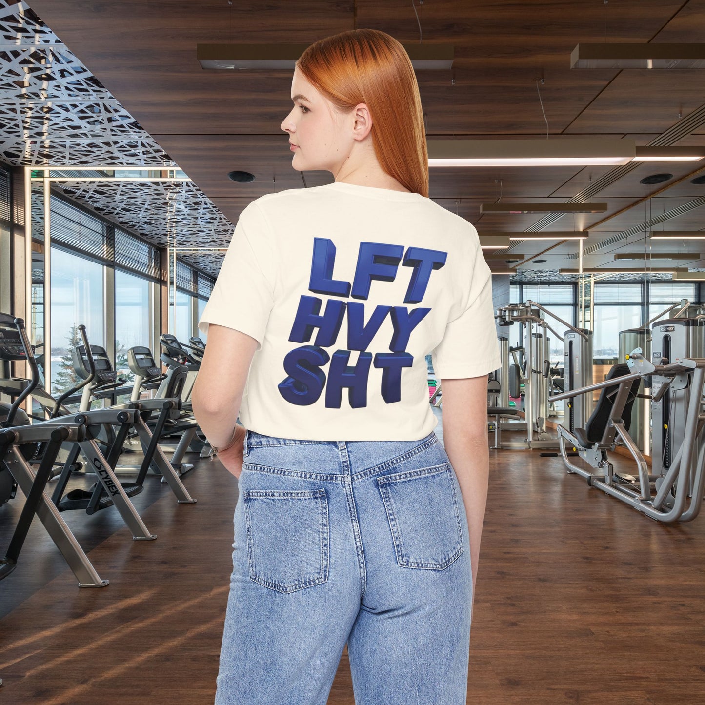 LFT HVY SHT - Lift Heavy Shit - Bold 3D Gym Tee - Fitness