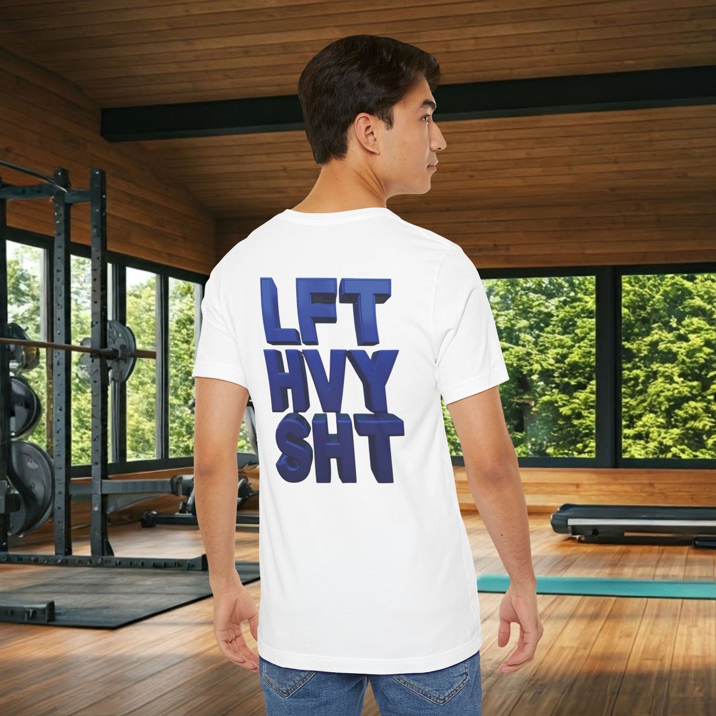 LFT HVY SHT - Lift Heavy Shit - Bold 3D Gym Tee - Fitness