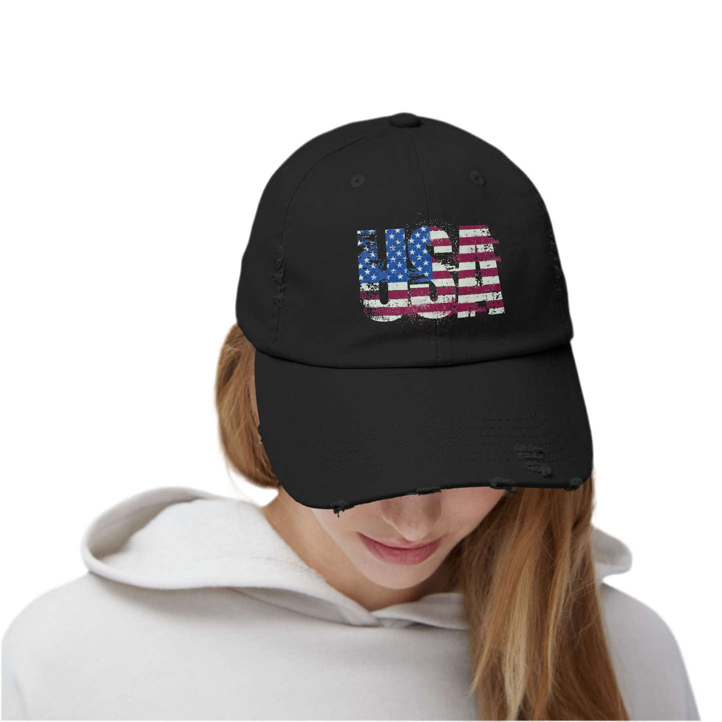💥 Unisex 💥 USA 💥 Red White and Blue 💥 Distressed Cap 💥 One Size 💥 D Ring Closure 💥 Colors💥 Black 💥 Light Olive 💥 Scotland Blue 💥 Nickel 💥 Stone 💥 True Pink 💥