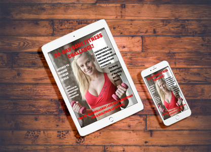 (eBook) - (Instant Email Digital Download) - 30-Day Home Fitness Challenge - For All Fitness Levels