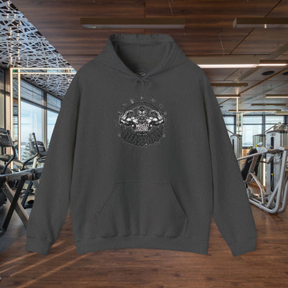 Unisex - Muscles Loading…Please Wait - Heavy Blend™ Hooded Sweatshirt - Motivational Fitness Hoodie - Workout Sweatshirt - Gym Apparel - Inspirational Gift - Holiday Gift