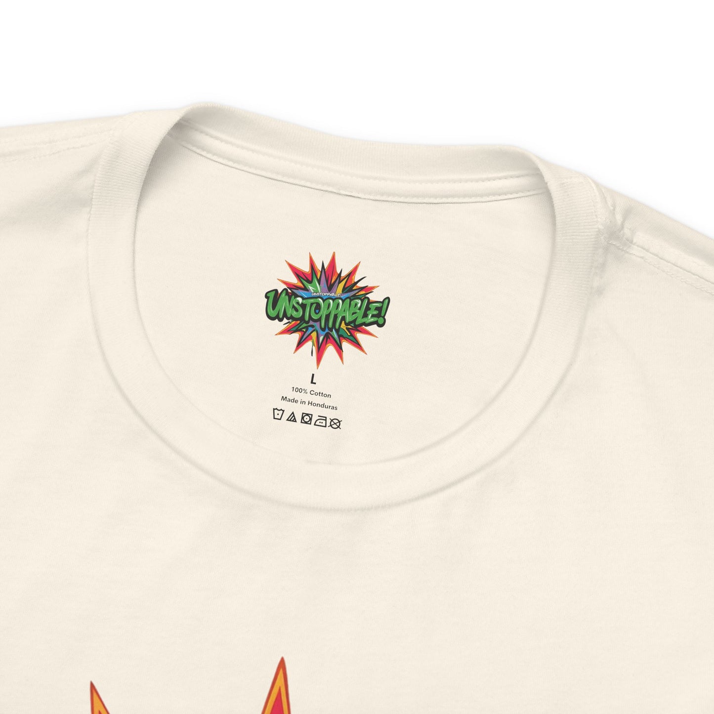 Unisex Jersey Tee - Unstoppable Graphic Design Shirt - Motivation and Fitness