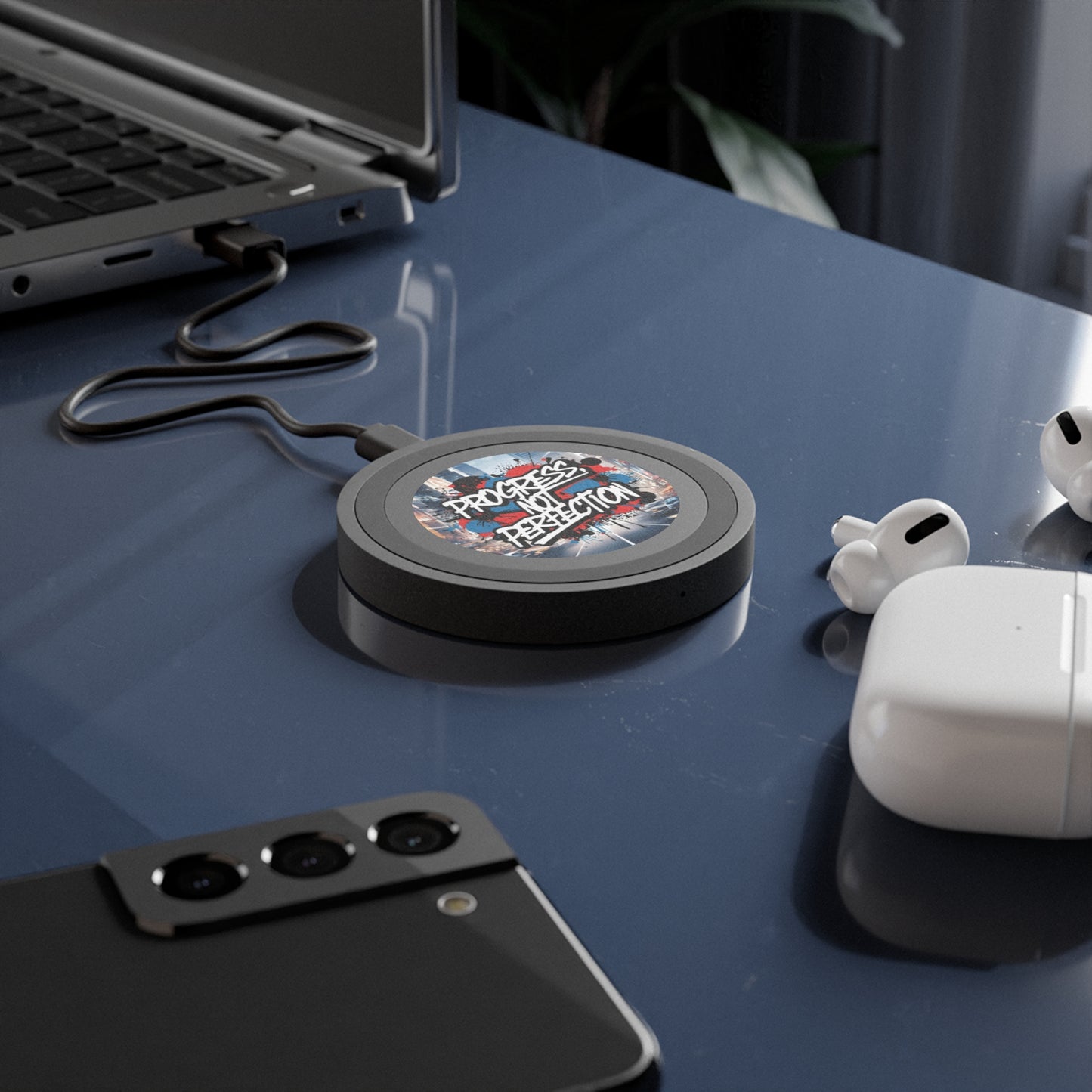 💥 Wireless  💥  Charging  Pad  💥  Progress Not Perfection  💥  Design  💥