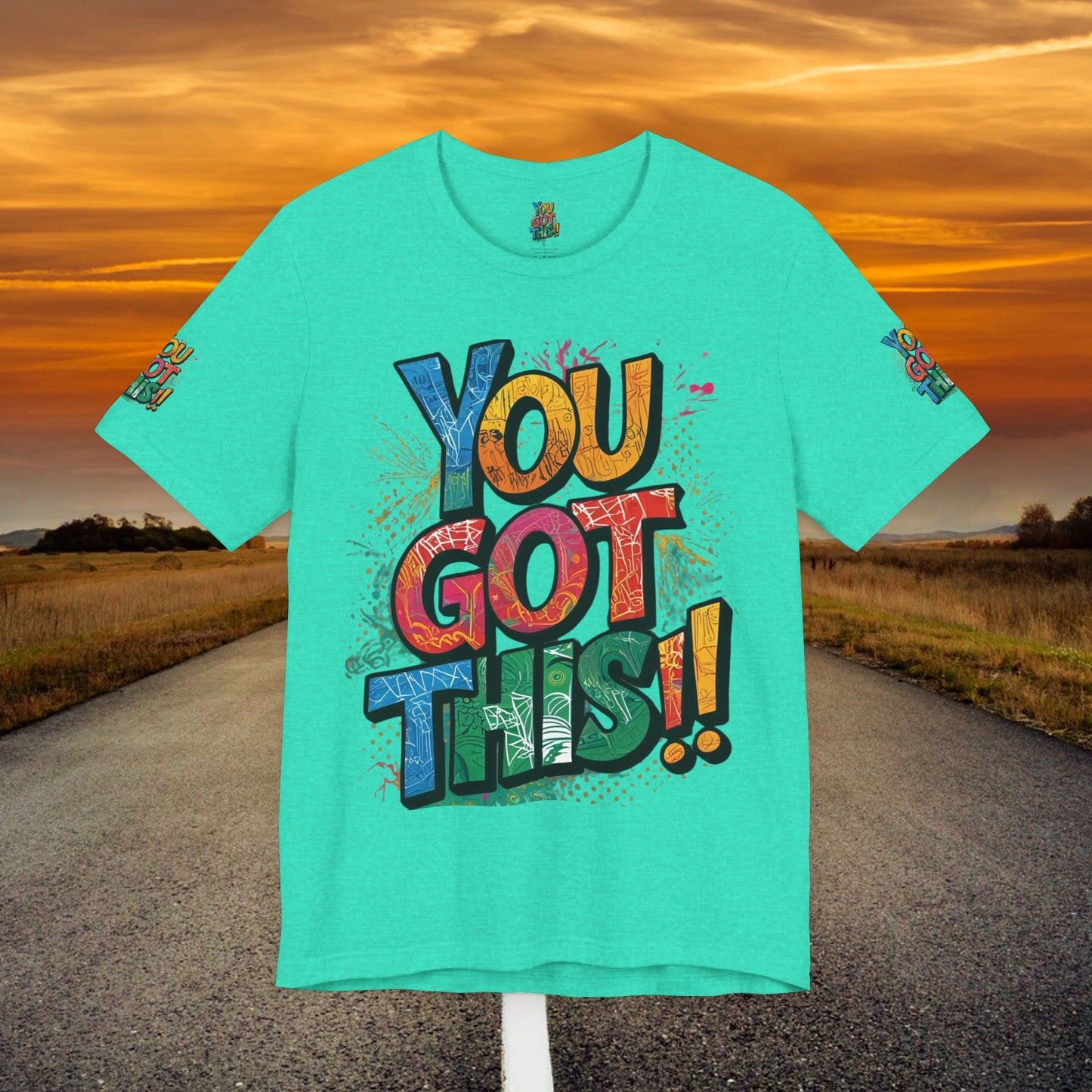💥 Inspirational  💥  Uplifting  💥 Unisex  Jersey  T-Shirt  💥  You  Got  This!   💥 Motivational  💥 T-Shirts  for  Fitness 💥 &  Everyday  Wear 💥  Sizes   XS - 4XL 💥 Birthday  Gift 💥 17  Different  Colors  to  Choose  From  💥