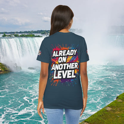💥 Colorful  💥 Motivation  Tee 💥  'Already on Another Level'  💥 8  Different  Colors  💥 Sizes  XS - 5XL 💥