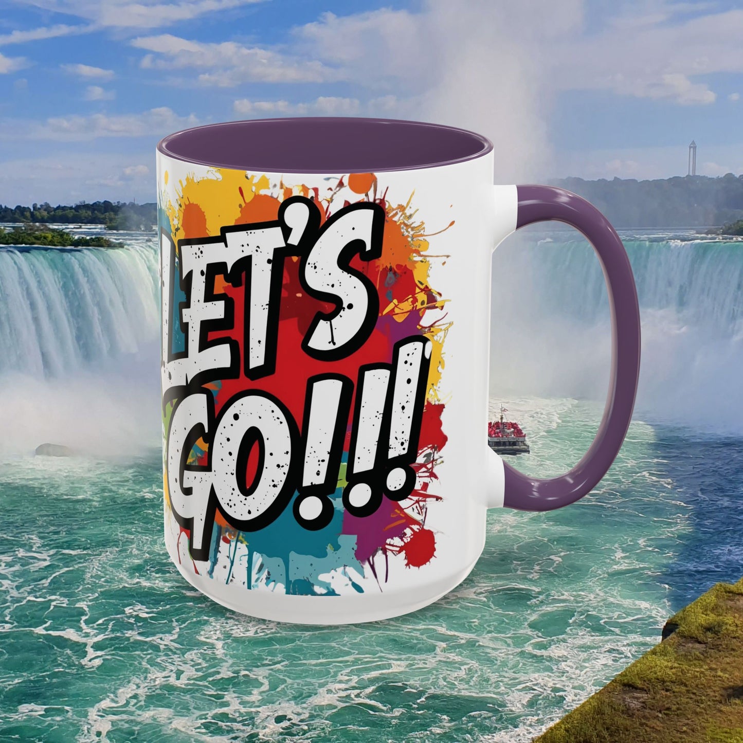 💥Vibrant  💥 Motivational 💥 Ceramic 💥 Coffee Mug 💥  Let's Go! 💥  Never or Now💥 Sizes   11oz   15oz💥  8   Different  Colors  To  Choose  From💥