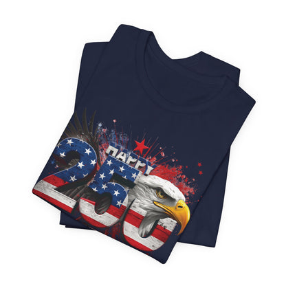 America 250th Anniversary Eagle T-Shirt | Distressed Flag Patriotic Tee