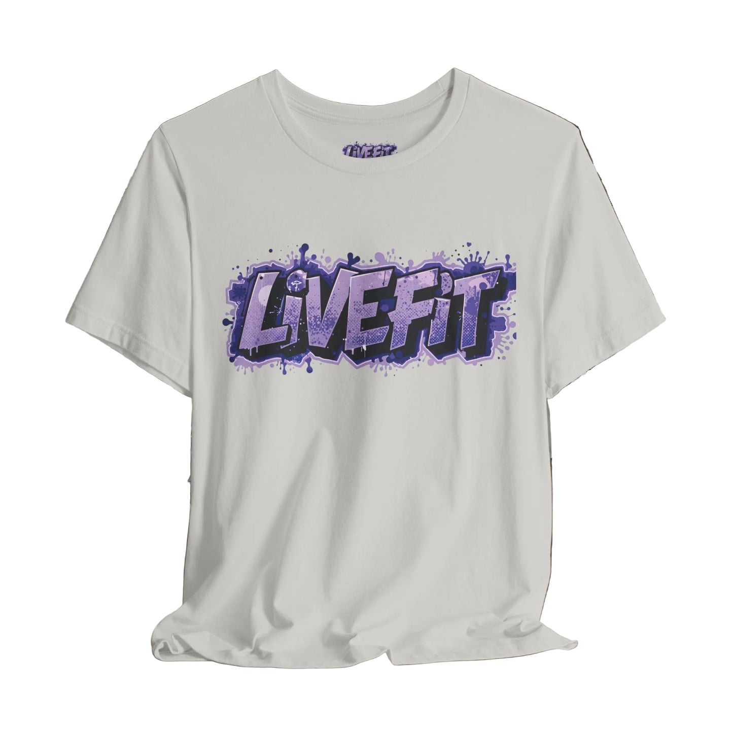 LIVE FIT Unisex T-Shirt - Motivational Fitness Tee - Workout Apparel - XS-4XL