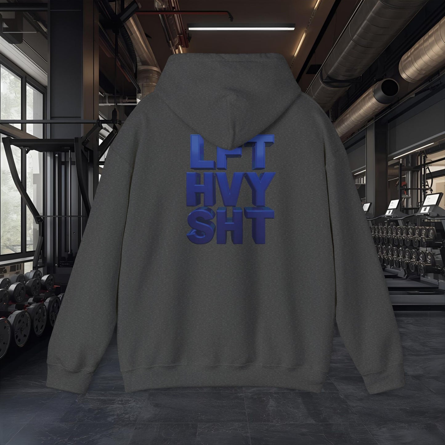Lift Heavy Shit - LFT HVY SHT - Gym Hoodie - Bold Fitness Pullover - Unisex S-5XL