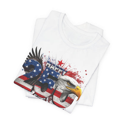 America 250th Anniversary Eagle T-Shirt | Distressed Flag Patriotic Tee