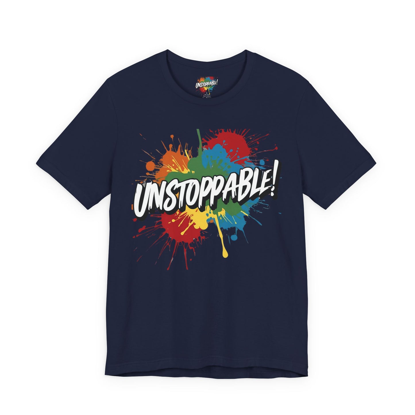 Unstoppable Design Tee - Vintage  Retro  Unisex  Tee - Classic  T-Shirt - Graphic Tee - Casual  Shirt - Short  Sleeve  Shirt