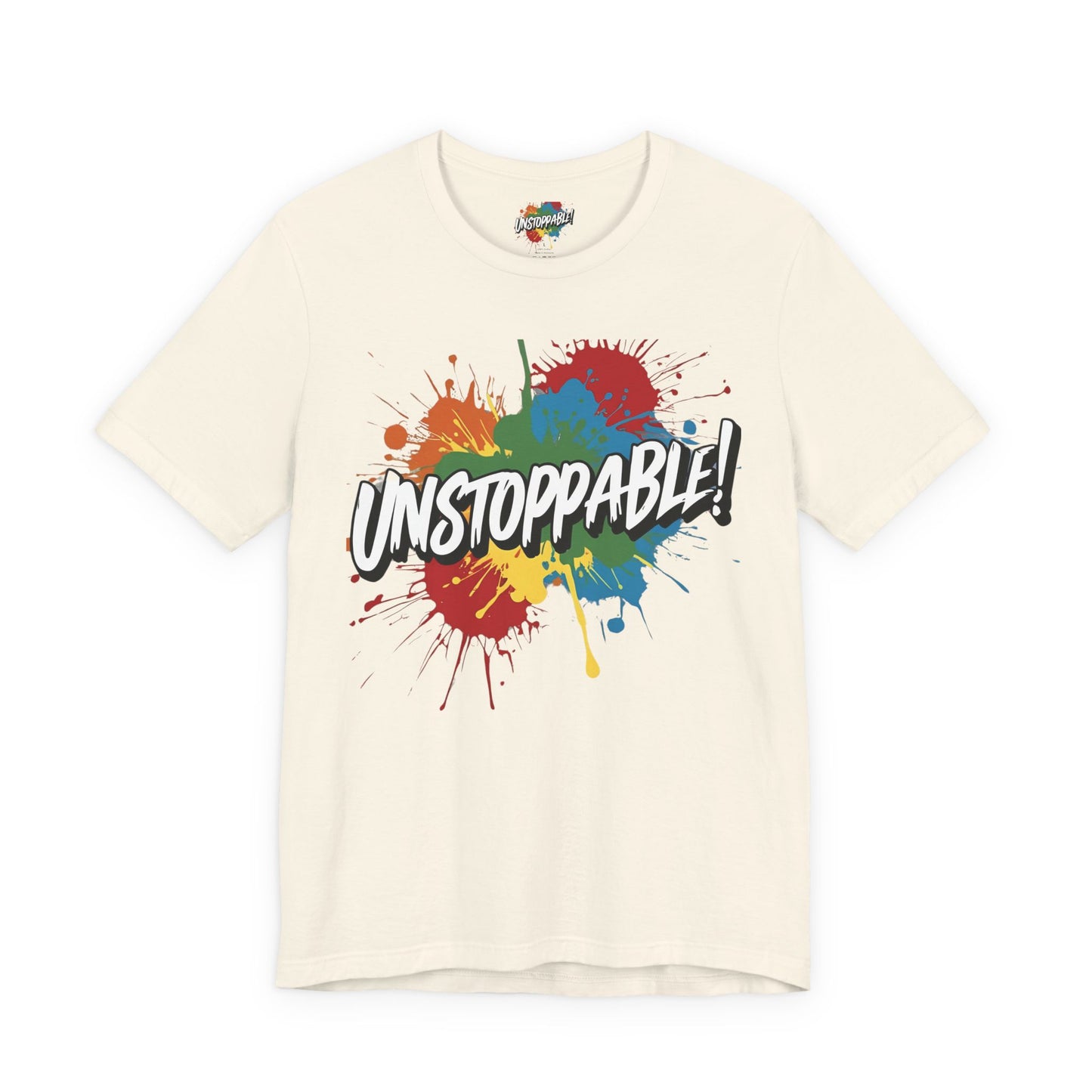 Unstoppable Design Tee - Vintage  Retro  Unisex  Tee - Classic  T-Shirt - Graphic Tee - Casual  Shirt - Short  Sleeve  Shirt