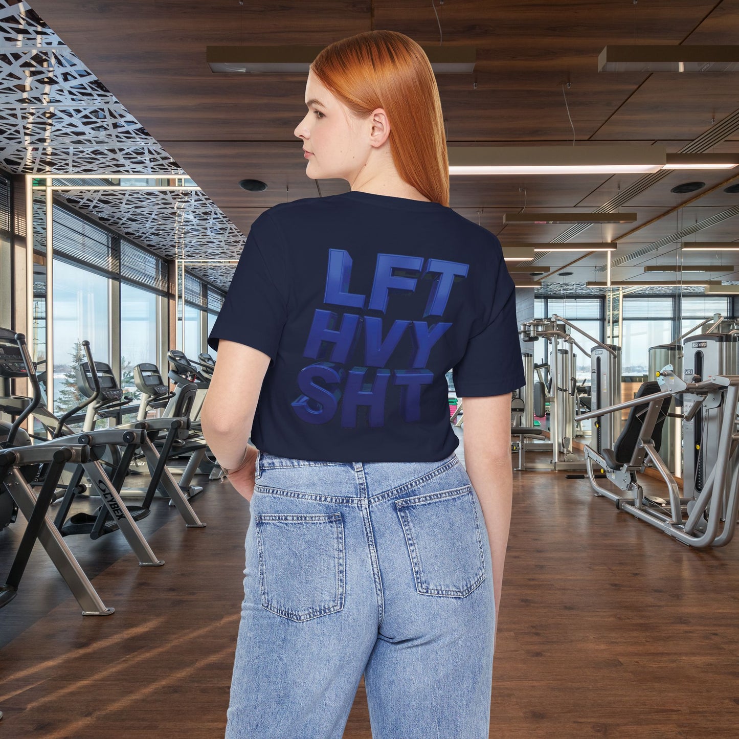 LFT HVY SHT - Lift Heavy Shit - Bold 3D Gym Tee - Fitness