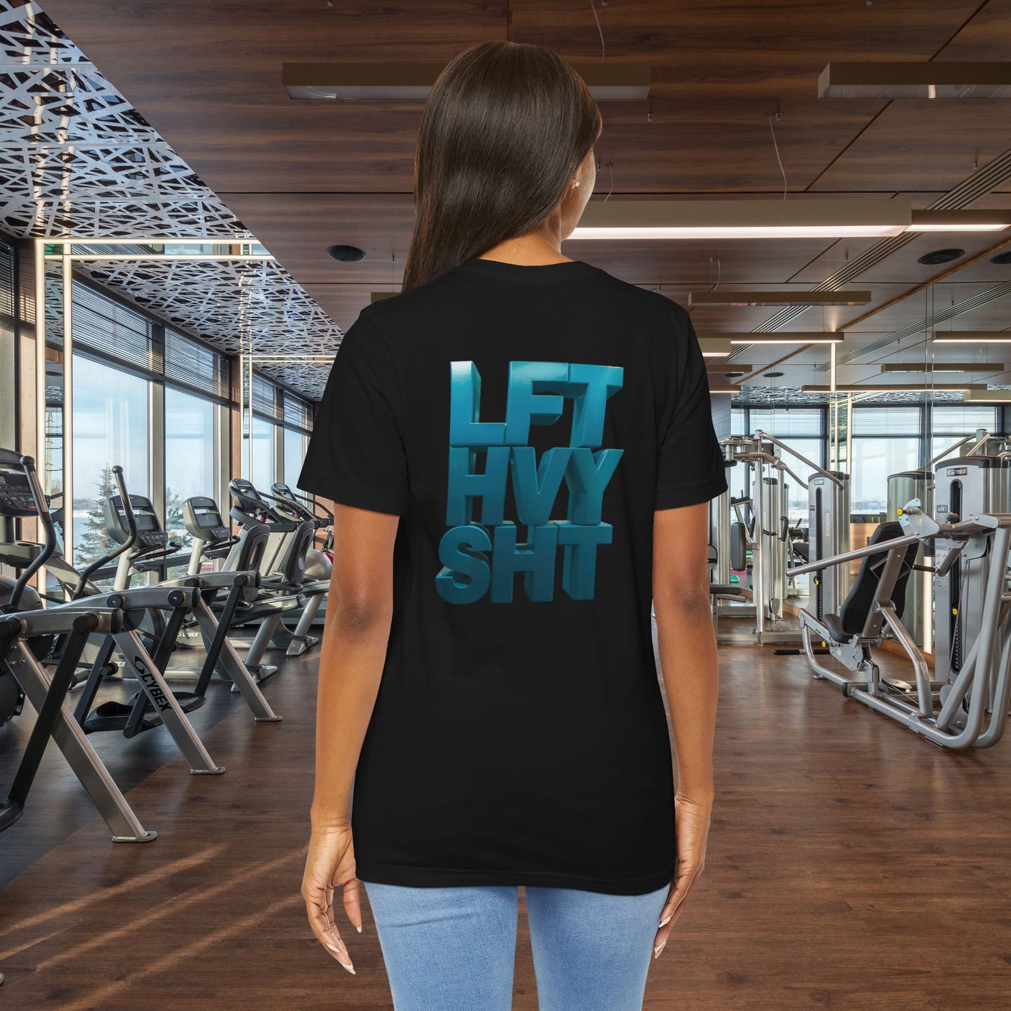 Lift Heavy Shit - LFT HVY SHT - Gym T-Shirt - Motivational Weightlifting Tee