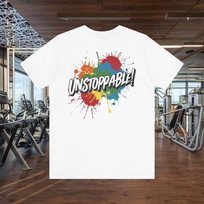 Unstoppable Design Tee - Vintage  Retro  Unisex  Tee - Classic  T-Shirt - Graphic Tee - Casual  Shirt - Short  Sleeve  Shirt