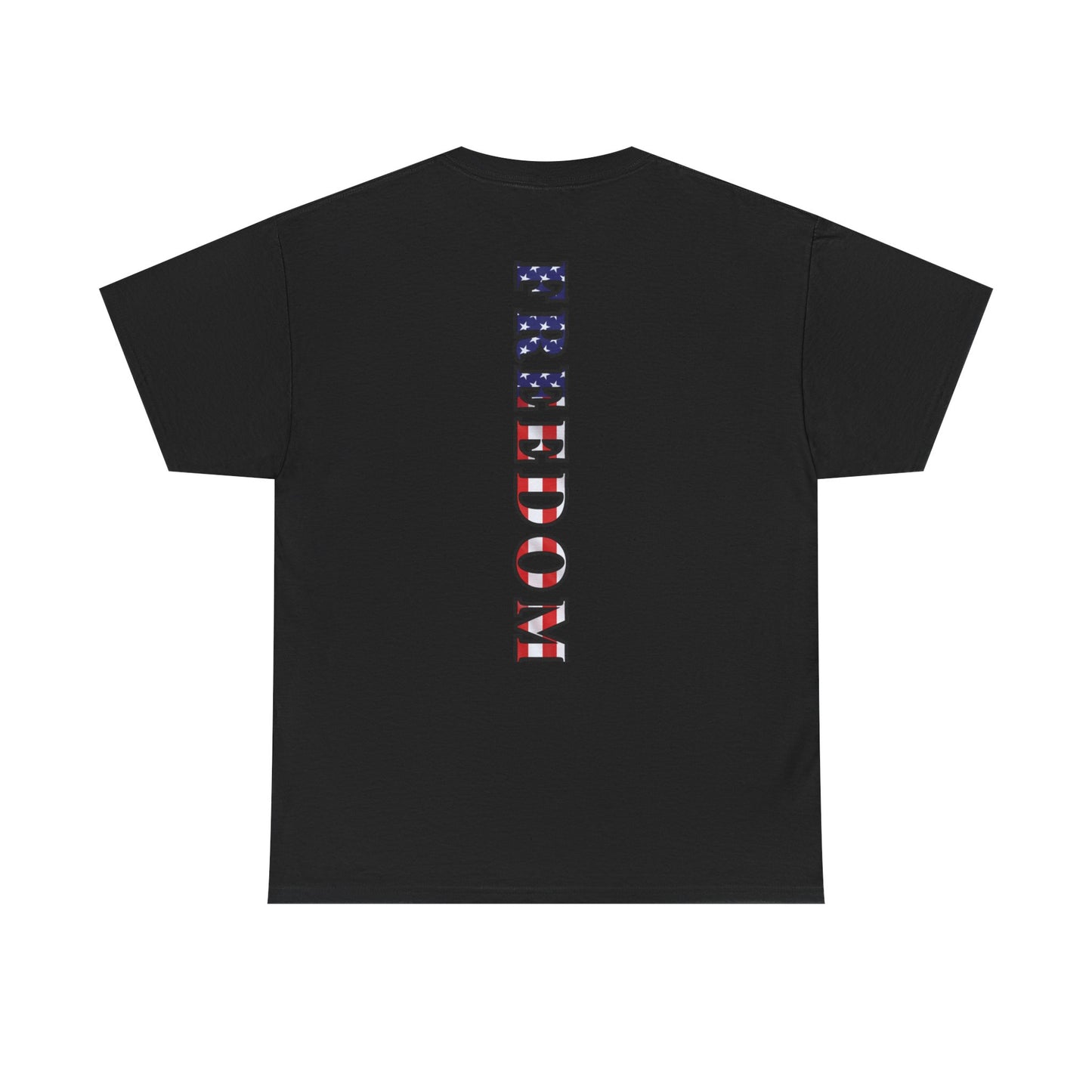 Freedom Patriotic T-Shirt - Red White Blue - American Flag Tee - Unisex S-5XL