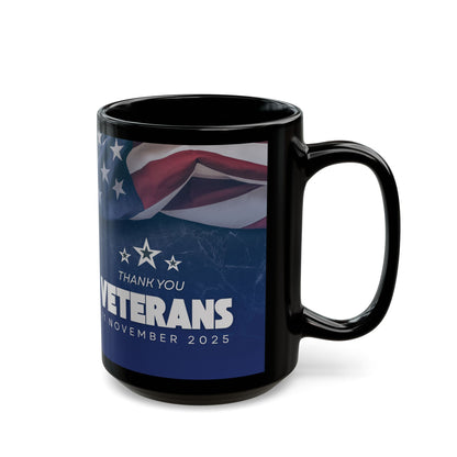 Veterans Day - Thank You Mug — American Flag Tribute (11oz/15oz)