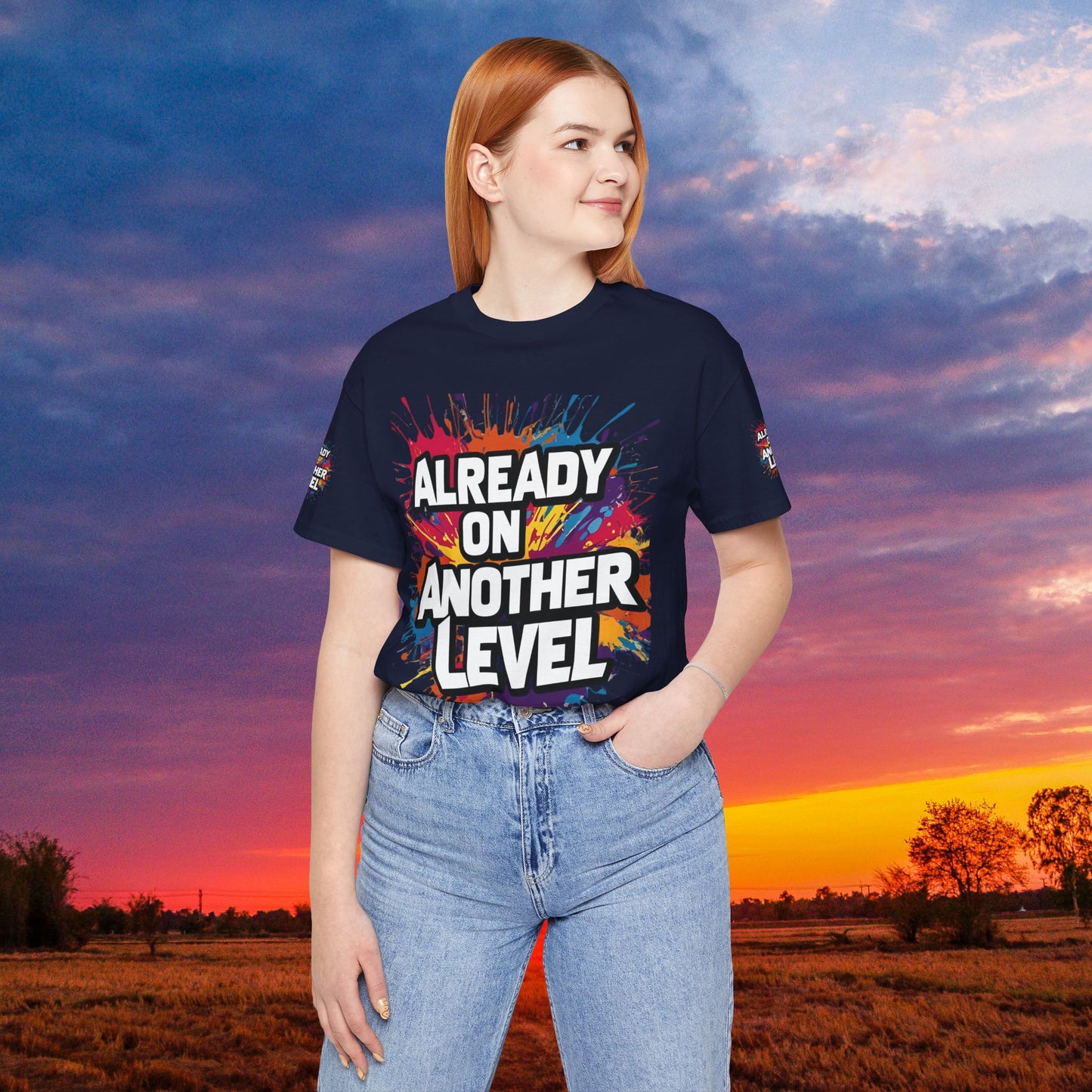 💥 Colorful  💥 Motivation  Tee 💥  'Already on Another Level'  💥 8  Different  Colors  💥 Sizes  XS - 5XL 💥