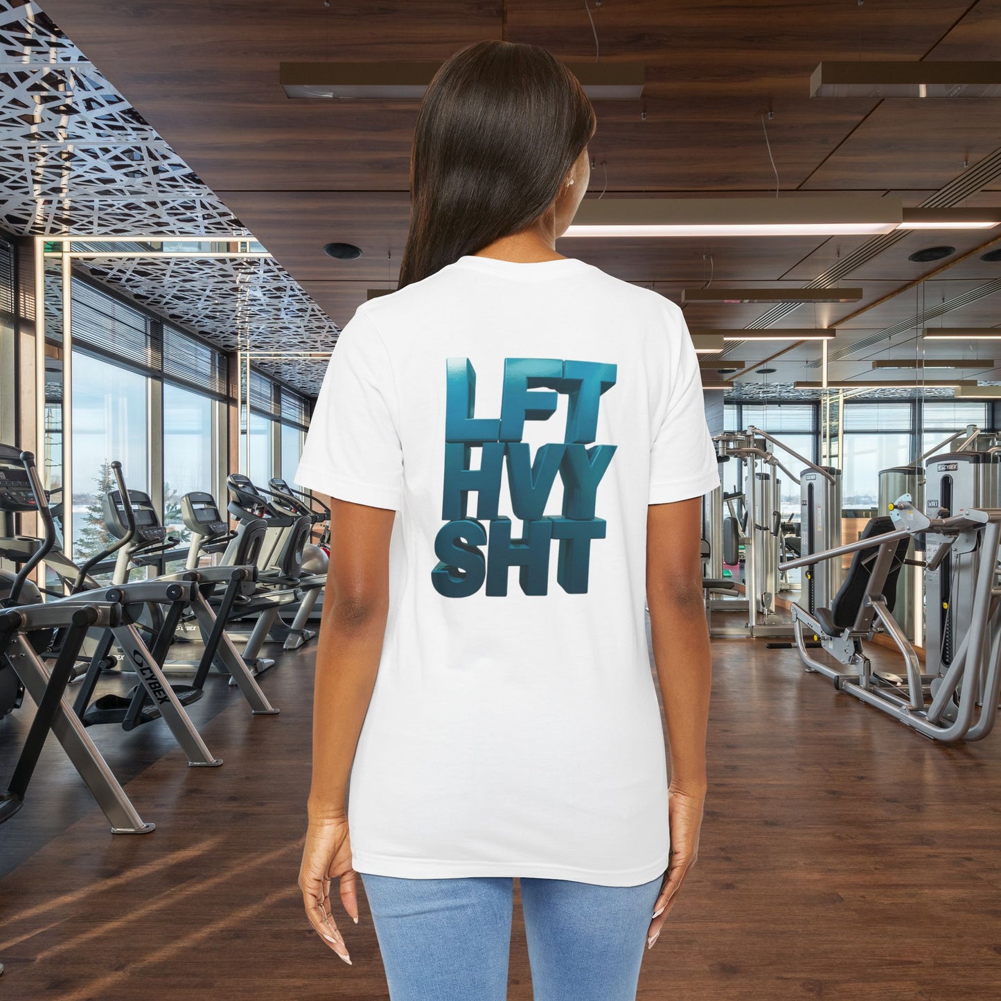 Lift Heavy Shit - LFT HVY SHT - Gym T-Shirt - Motivational Weightlifting Tee