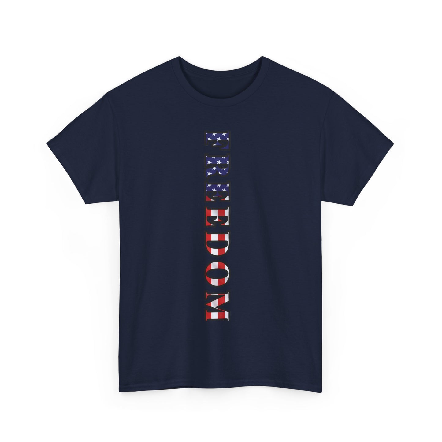 Freedom Patriotic T-Shirt - Red White Blue - American Flag Tee - Unisex S-5XL
