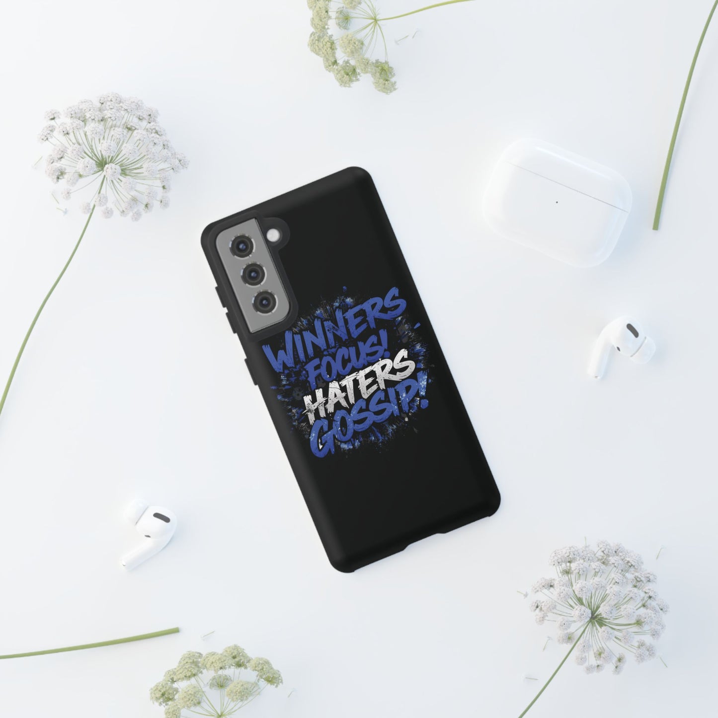 Tough Phone Cases - Winners Focus Hater's Gossip Design