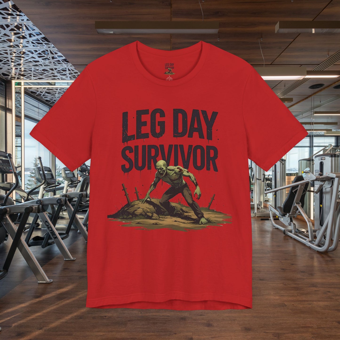 Leg Day Survivor Tee, Fitness Shirt, Workout Apparel, Gym Gift, Unisex Graphic Tee