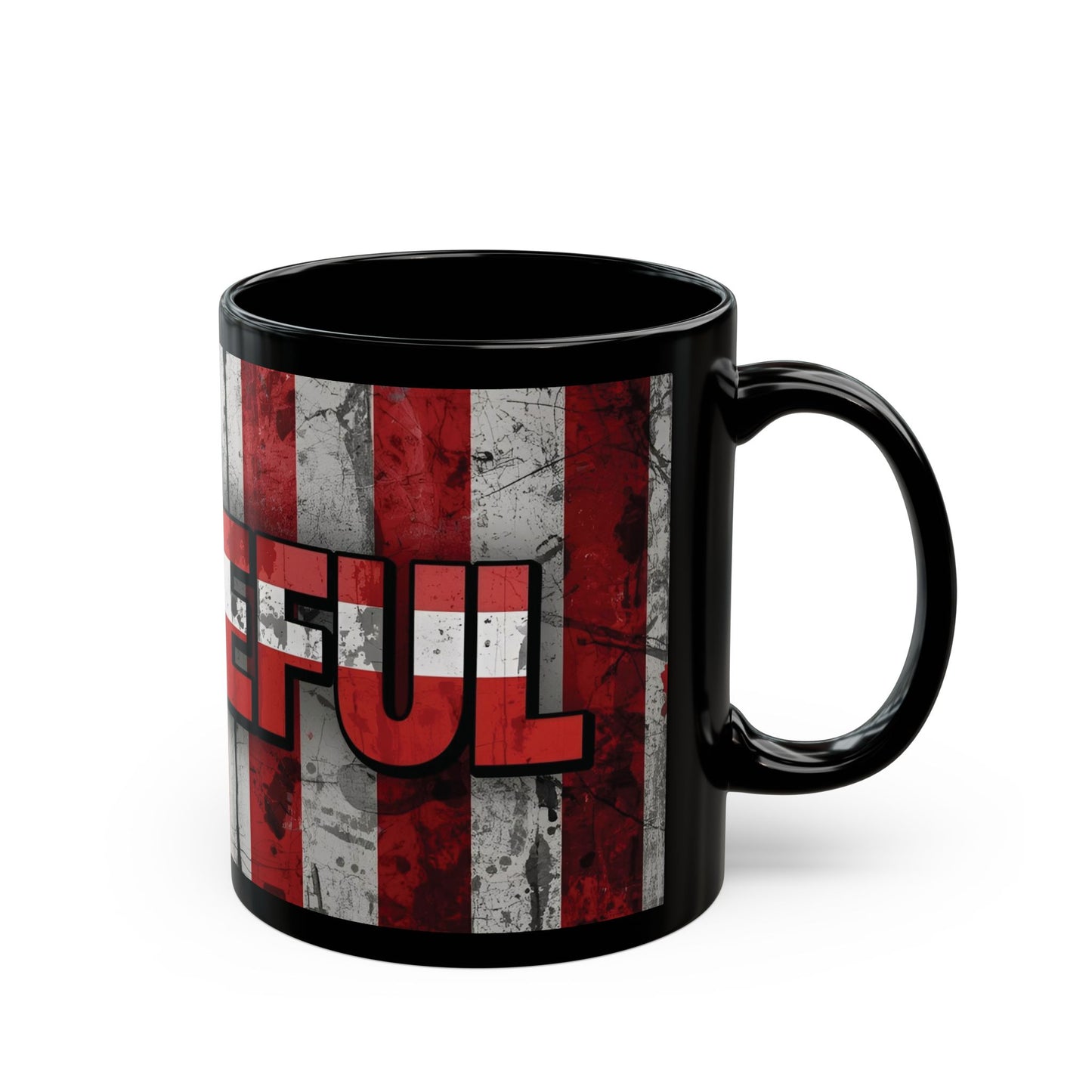 Patriotic Grateful Mug - 11oz & 15oz, Perfect Gift for Veterans, Independence Day Decor, Coffee Lovers, Home & Office