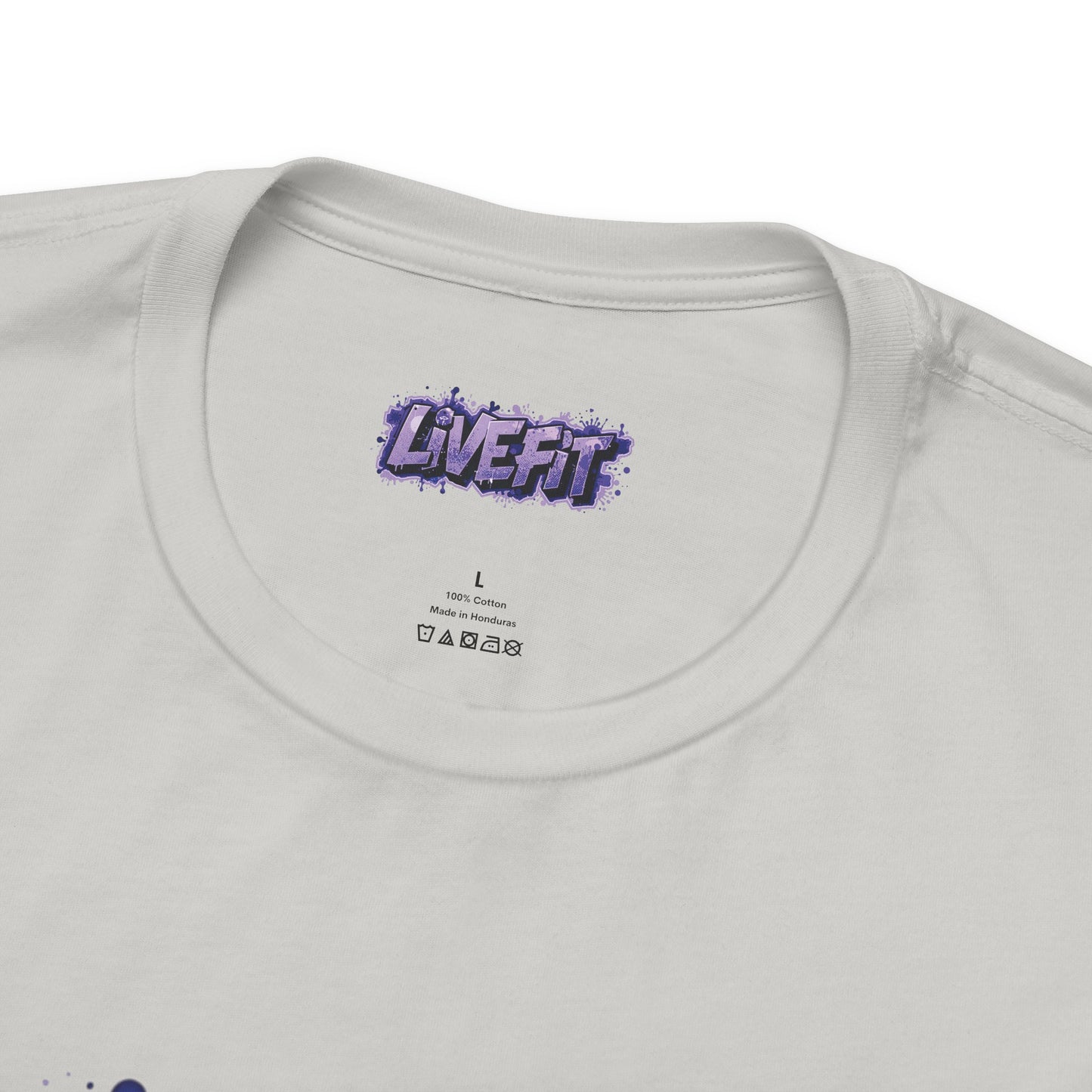 Live Fit Unisex Tee -  Fitness Shirt -  Motivational Graphic Tee -  Workout Apparel -  Casual Wear -  Gift for Gym Lovers -  Active Lifestyle -