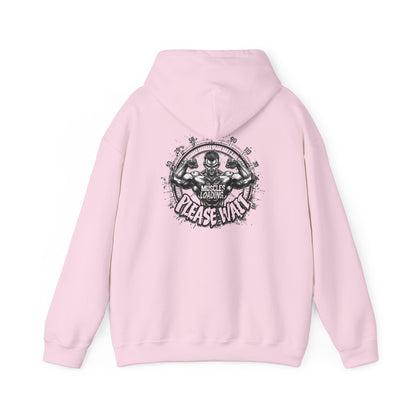Unisex - Muscles Loading…Please Wait - Heavy Blend™ Hooded Sweatshirt - Motivational Fitness Hoodie - Workout Sweatshirt - Gym Apparel - Inspirational Gift - Holiday Gift