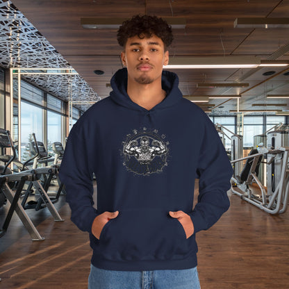 Unisex - Muscles Loading…Please Wait - Heavy Blend™ Hooded Sweatshirt - Motivational Fitness Hoodie - Workout Sweatshirt - Gym Apparel - Inspirational Gift - Holiday Gift